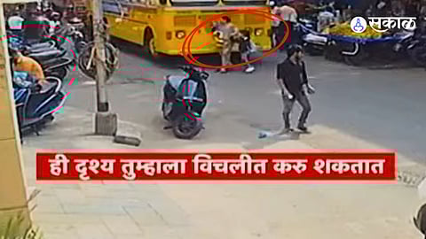 Mumbai Accident School Bus Runs Over One Year Old