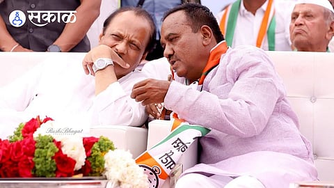 ajit pawar with mla sanjay wakchaure
