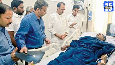 Ajit Pawar Stayed at Hospital to Ensure Proper Treatment for Farmers