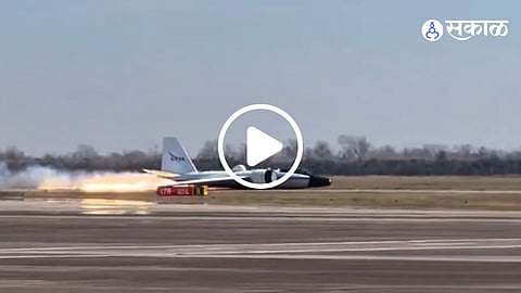 NASA WB-57 Belly Landing Shocking Video