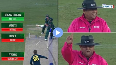 Hilarious scenes in Lahore as a Pakistani TV umpire’s DRS confusion on Babar Azam’s wicket