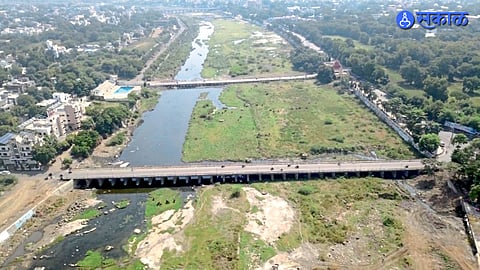 Panzara River in Dhule