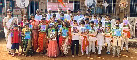 कास - बामणोली परिसरातील शाळांना शैक्षणिक साहित्याचे वाटप....