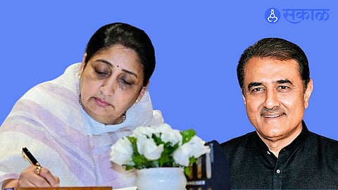 DCM sunetra pawar and praful patel