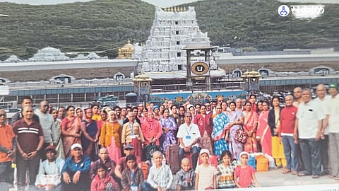 Rebuilt Balaji Spinning Mill standing strong after a devastating fire, symbolising faith and determination.