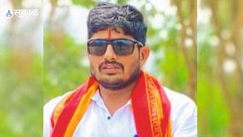 Police presence at the spot after a violent clash claimed one life in Ahilyanagar district.