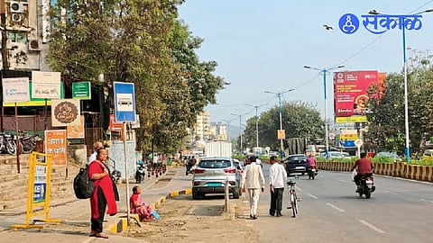 Pashan Sai Chowk bus stop removed 
