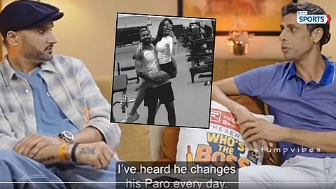 Ashish Nehra shares a laugh with Hardik Pandya as his ‘Devdas’ remark