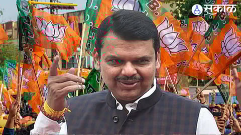 Chief Minister Devendra Fadnavis addressing the media after BJP’s strong performance in Zilla Parishad and Panchayat Samiti elections.