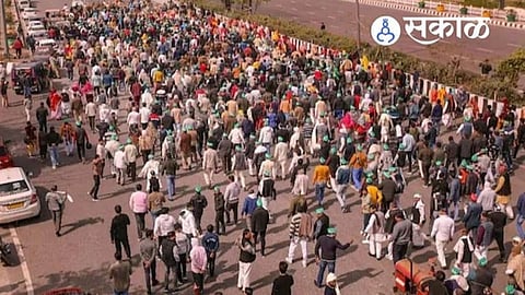 Workers and farmers protest during Bharat Bandh call