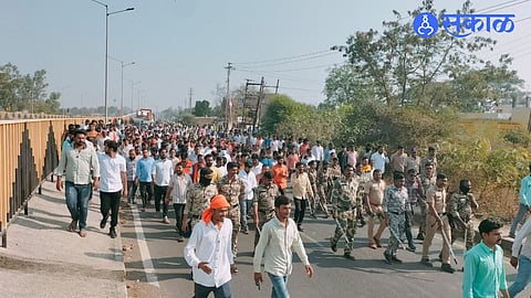 Nanded Ardhapur highway accident protest :