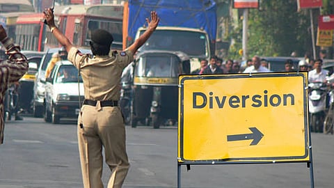 Pune rural police recruitment traffic diversion update
