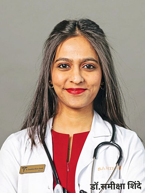 पापळवाडीच्या डॉ. समीक्षा शिंदे 
हिचे एफएमजीई परीक्षेत यश