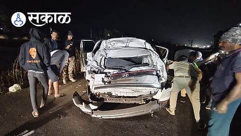 Solapur Pune Highway Accident