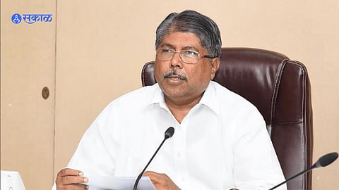 Chandrakant Patil addresses media