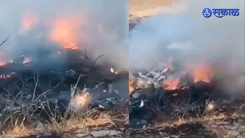 New Video Shows Explosion After Ajit Pawar Plane Crash