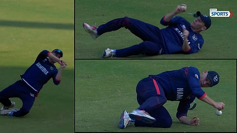 T20 World Cup USA vs NAM third umpire catch rule explained