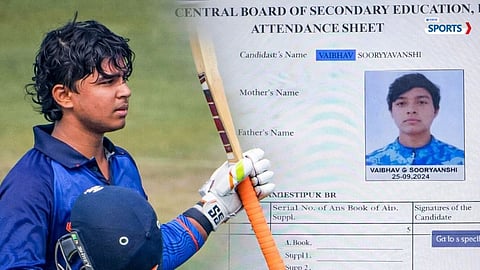 VAIBHAV SURYAVANSHI SKIPS CBSE BOARD EXAMS – HERE’S THE REASON