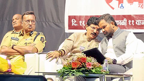 Commissioner Srikant addressing media over alleged pressure tactics by newly elected corporators during a civic meeting.