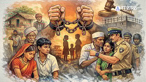 Katkari tribal families