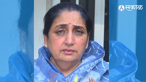 Sunetra Pawar during the special board meeting at Malegaon factory.