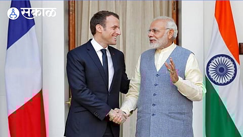 france president emmanuel macron and pm narendra modi