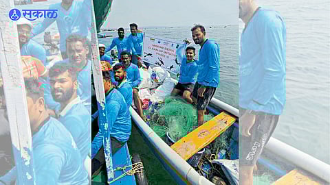 Volunteers and scuba