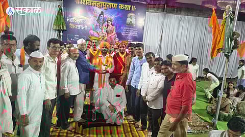 छ. संभाजी नगरमधील मुकुंदनगर येथे शिवपुराण कथेची सांगता; महादेव–पार्वती विवाह ठरला लक्षवेधी