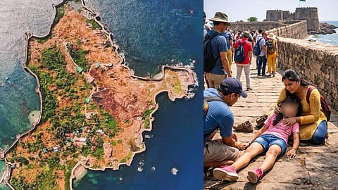 10-year-old girl collapse at Sindhudurg Fort