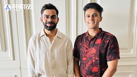 virat kohli with ayush patil