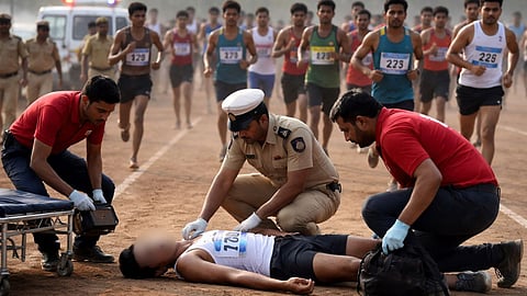 Youth Dies in Police Bharti Running Test Maharashtra