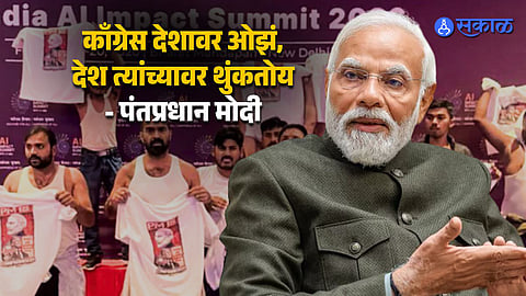 PM Modi Targets Congress After AI Summit Protest in Delhi