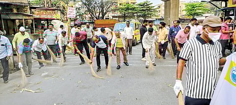 मलकापूर नगरपरिषदेमार्फत शहरात स्वच्छता मोहिम