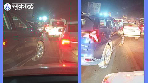 Kunjirwadi and Theur Phata traffic