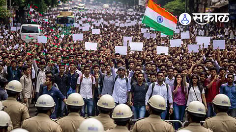 Dharwad Student Protest Over Karnataka Government Job Vacancies