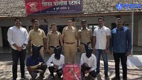 Police investigation underway after alleged Koyta gang assault on Talegaon Road in Shikrapur.