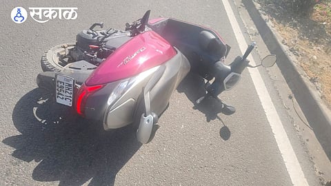scooty accident