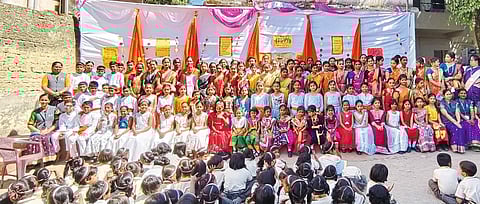 देहूत मराठी दिन उत्साहात साजरा