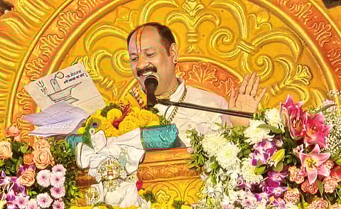 शिवमहापुराण कथा सोहळ्यात नामाचा गजर