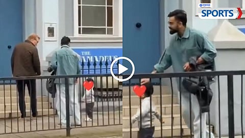 Virat Kohli with son Akaay