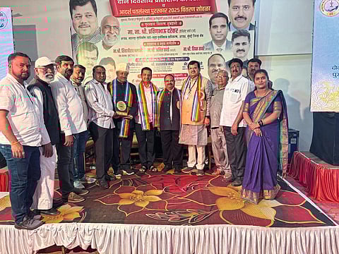 पाचगणी : पाचगणीच्या श्री घाटजाई पतसंस्थेला राज्यस्तरीय आदर्श पुरस्कार.. संस्थेच्या कार्याची राज्यपातळीवर दखल...