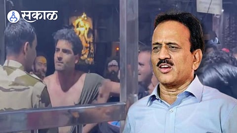 Girish Mahajan statement on temple incident