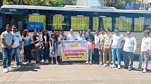 Anxious family members in Satara awaiting updates on relatives stranded in the Gulf conflict zone.