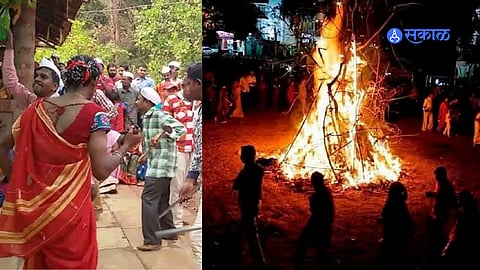 Gomu dance during Shimga celebrations