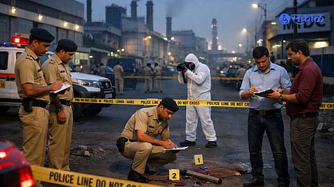 Youth killed with iron pipe kagal midc