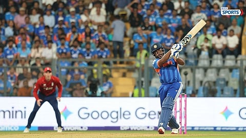 Sanju Samson INDvsENG Semi Final T20wC ( Photo Credit : Vijay Bate) 