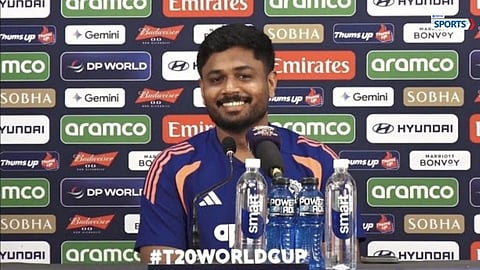 Sanju Samson delivered a brilliant response in the press conference