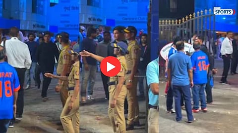 Vaibhav Suryavanshi spotted at Wankhede Stadium during the India vs England T20 World Cup semifinal.