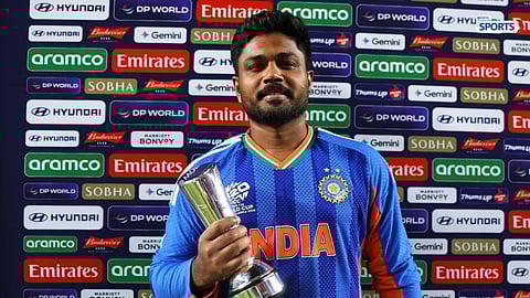 Sanju Samson gets emotional after being named Player of the Tournament in the T20 World Cup victory