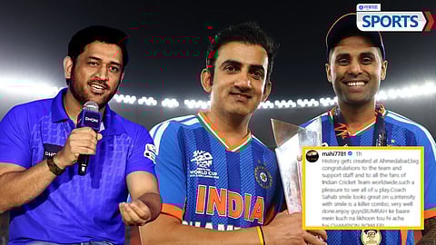 MS Dhoni Post | India vs New Zealand | T20 World Cup 2026